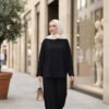 Oversize İkili Takım Siyah